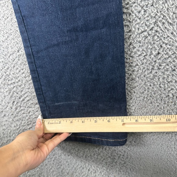 Westport Signature Jeans Womens 10 Blue Cotton Denim Straight Workwear Stretch - Picture 9 of 10